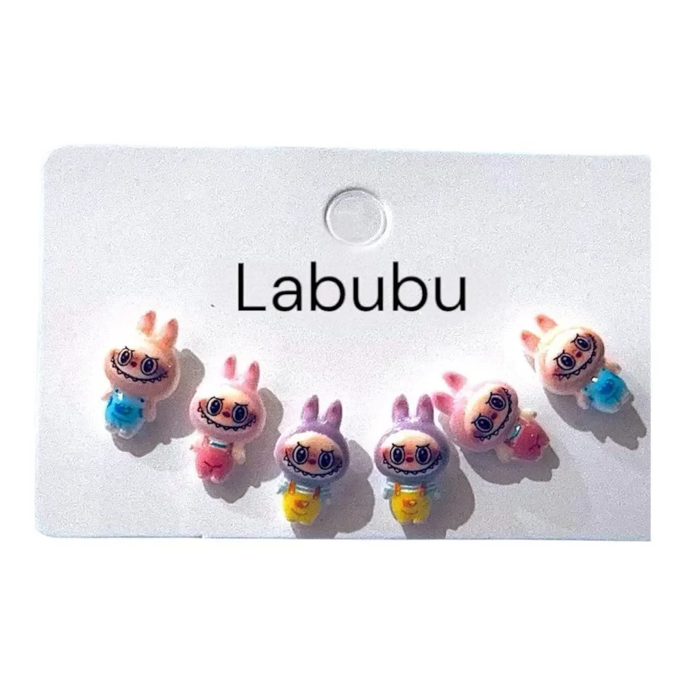Labubu 3 pairs of hypoallergenic earrings